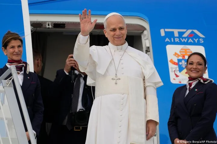Pope Leo opens first African visit with stop in Algeria