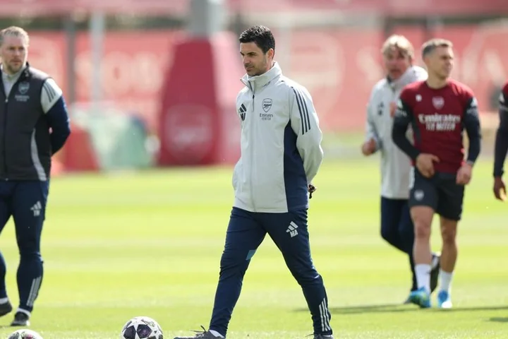 Arsenal handed fresh injury scare as five miss training ahead of Sporting and Man City