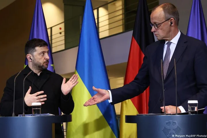 Germany, Ukraine discuss drone deal as Merz hosts Zelenskyy