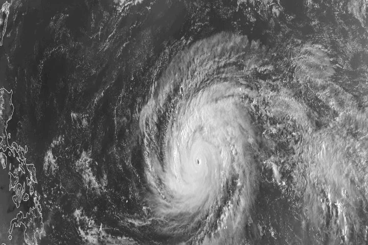 Powerful typhoon barrels over remote U.S. islands in Pacific