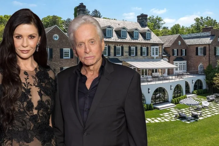 Catherine Zeta-Jones and Michael Douglas shave $2m off asking price of New York mansion