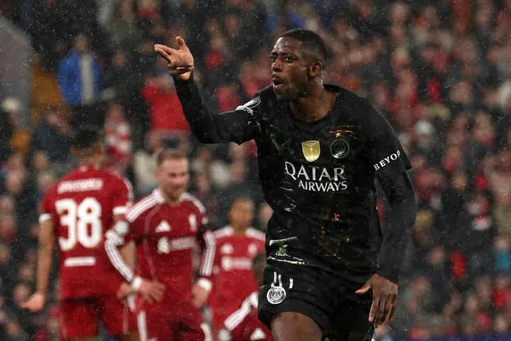 Liverpool 0-2 PSG (0-4 agg.): Ousmane Dembele scores decisive brace as Parisians hold nerve