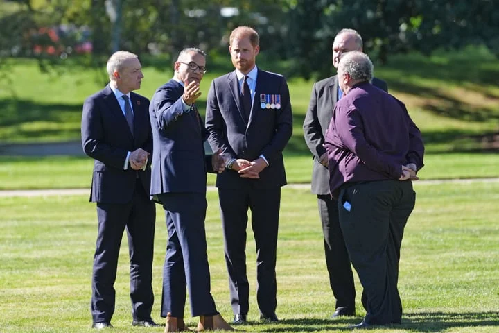 Duke of Sussex meets Indigenous veterans at Australian War Memorial