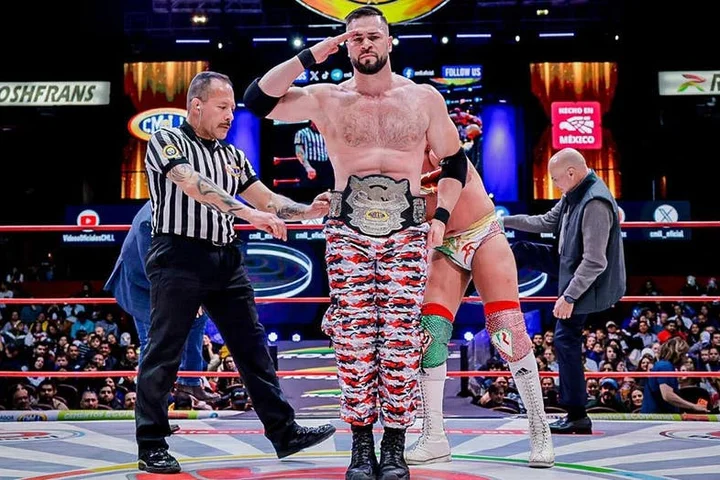 CMLL champion Flip Gordon talks going from US Army National Guard reservist to pro wrestling ring