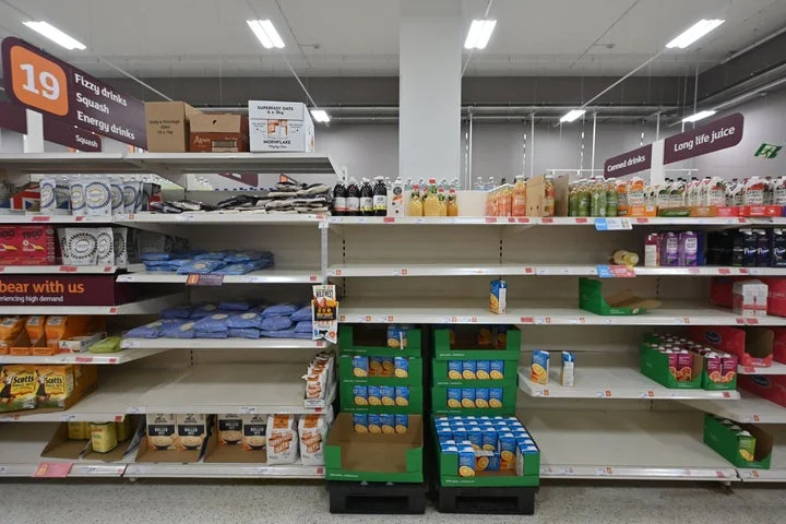 UK in ‘worst-case scenario’ planning for food shortages as a result of Iran war
