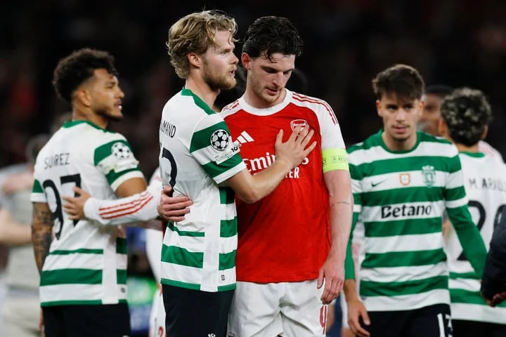 Sporting captain slams 'boring' Arsenal time-wasting at set-pieces