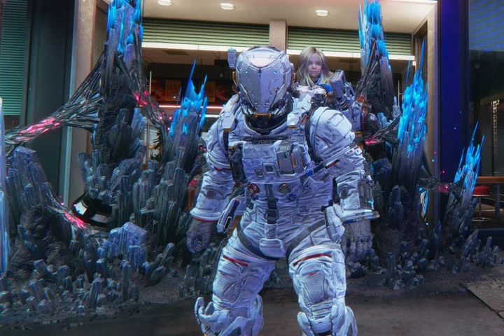 How to break blue crystal barriers in Pragmata