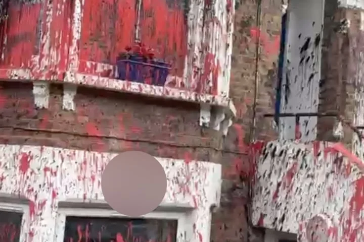 Kilburn houses daubed in red paint in latest mystery 'brothel' attack on London's streets