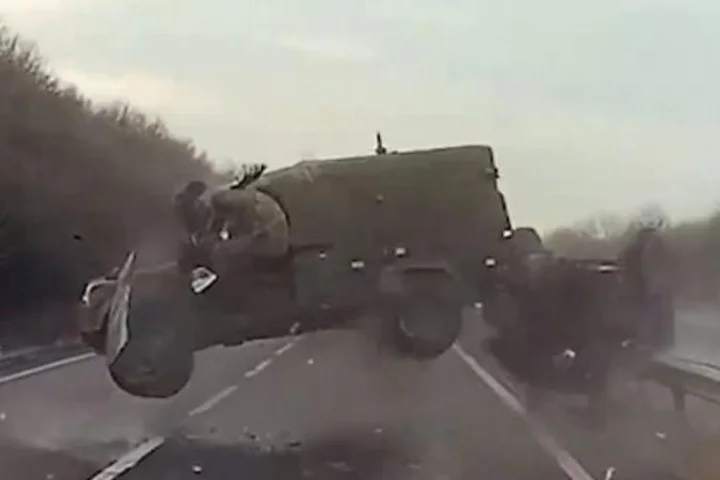 Audi driver banned after causing crash that sent army vehicle flying