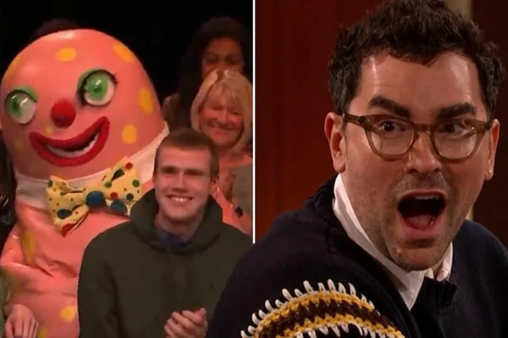 Claudia Winkleman’s show proved it’s ‘perfect’ TV after introducing Dan Levy to Mr Blobby
