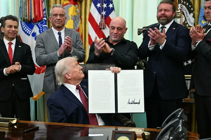 Trump joined by Joe Rogan as he signs order to speed up psychedelic review