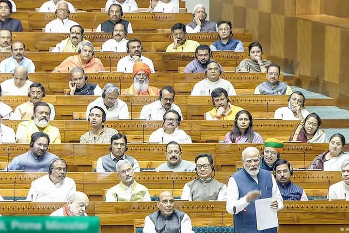 Modi slams Congress over women's quota vote