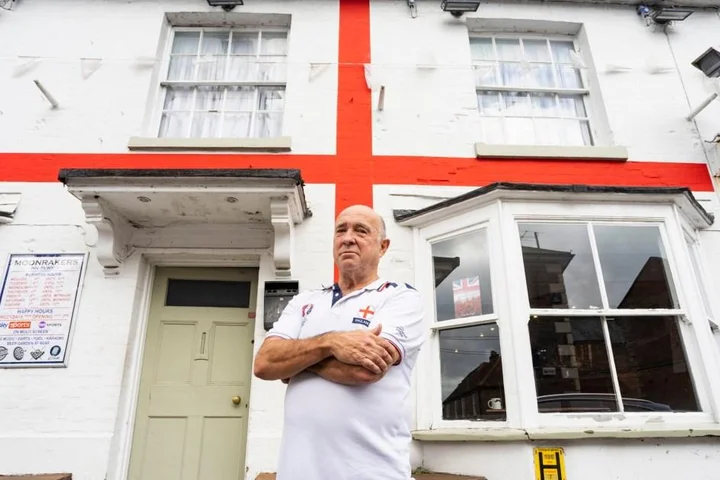 Pub landlord wins battle to keep giant St George’s cross outside his pub