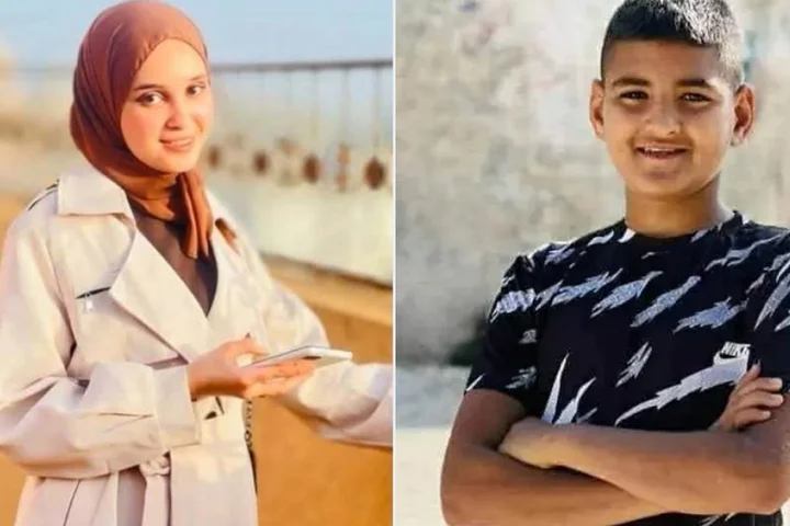 Shot by Israeli forces, Hala, 18 and Mohammad, 13 fight for their lives