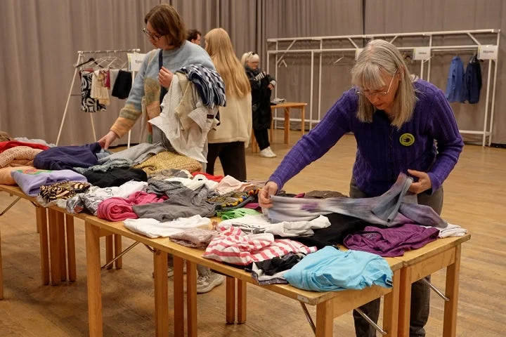 Sweden's secondhand clothing swaps offer a trendy way to cut environmental waste