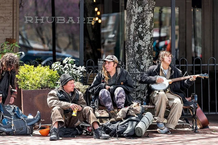 Once-charming mountain escape now battling homelessness homeowners say turned postcard city into no-go zone