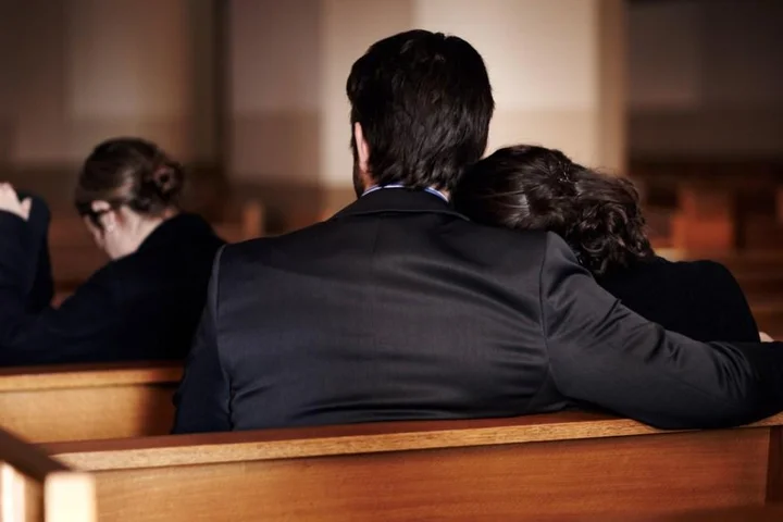 We met at his father’s funeral – and had sex that night