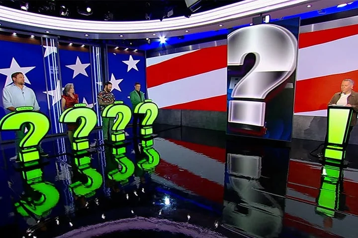 Five contestants emerge from 90 days of total isolation to face Gutfeld's real-vs-fake news challenge