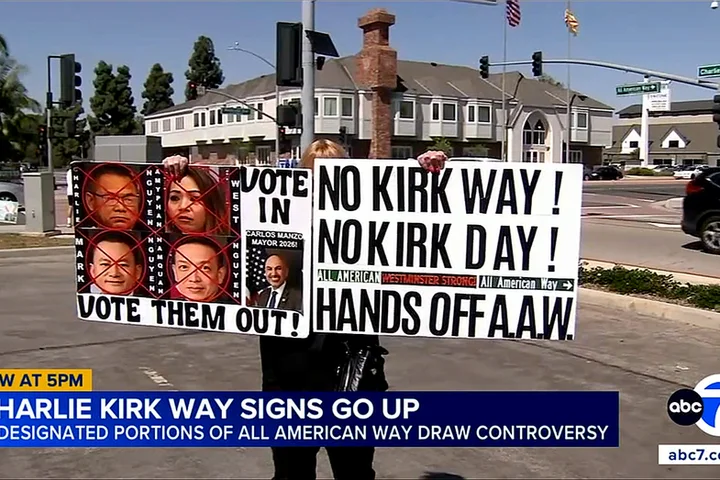 'Are you effing kidding me?': California residents react to street being renamed after Charlie Kirk
