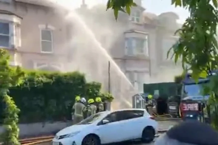 Firefighters tackle huge blaze at property in Stamford Hill near synagogue