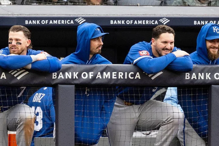 Male EMT in Royals dugout drilled by foul ball in the absolute worst possible spot