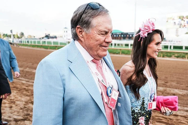 Jordon Hudson spotted at Kentucky Oaks with some seriously heavy hardware on her fingers, Spirit memes & MEAT