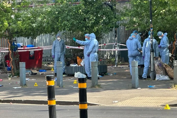 Gun attack which put four in hospital could be linked to south London stabbing, police say