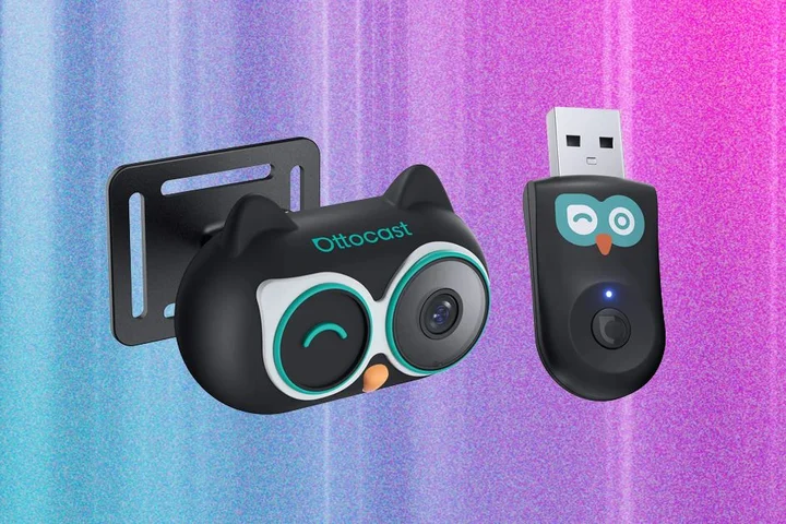 The owl-shaped Ottocast Cabin Care adapter turns your vehicle's CarPlay screen into
