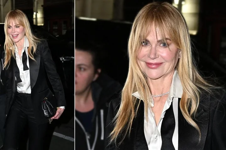 Nicole Kidman stuns in deconstructed suit at Jeff Bezos’ controversial Met Gala bash