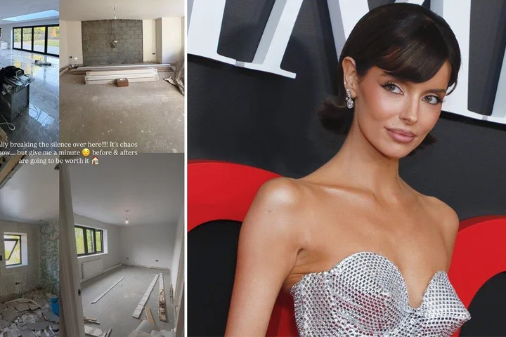 Maura Higgins reveals gutted £1,250,000 Essex mansion as renovations begin
