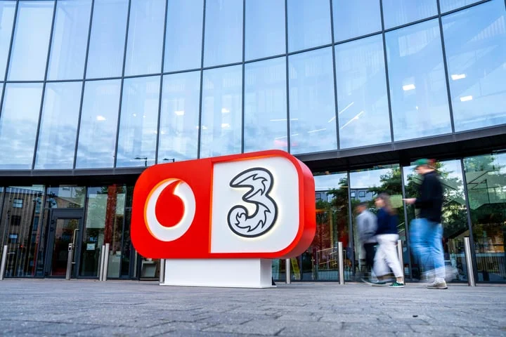 Vodafone to buy CK Hutchison out of VodafoneThree venture for £4.3bn