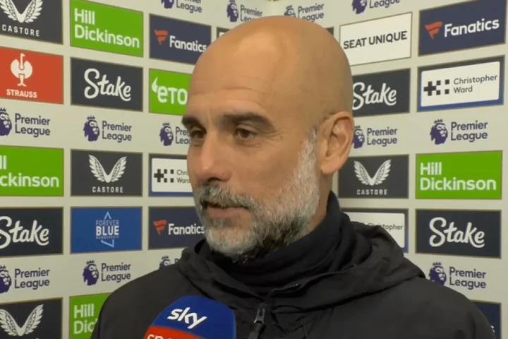 Pep Guardiola sends title message to Arsenal after Man City draw with Everton
