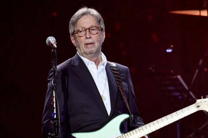 Eric Clapton ends concert early after being pelted in the chest by object