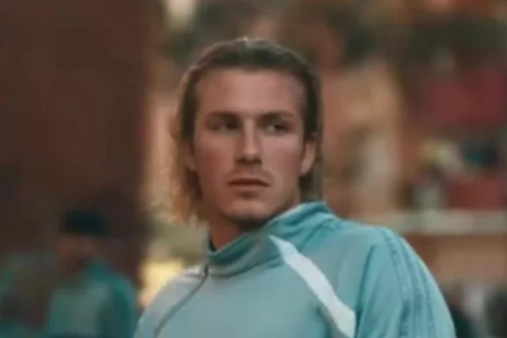 Aged David Beckham joins Timothee Chalamet in star studded Adidas football advert