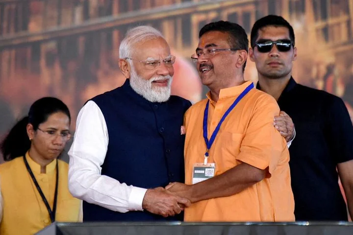 Suvendu Adhikari takes oath as West Bengal's first BJP chief minister