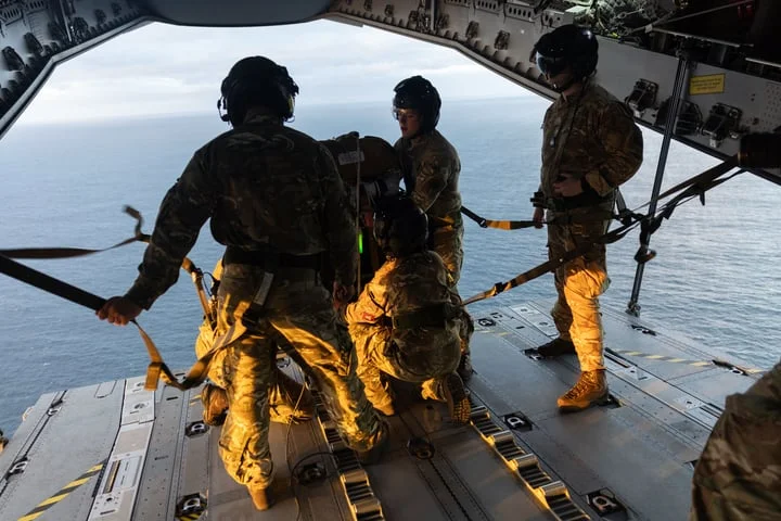 Army parachutes team on to Tristan da Cunha to support hantavirus response