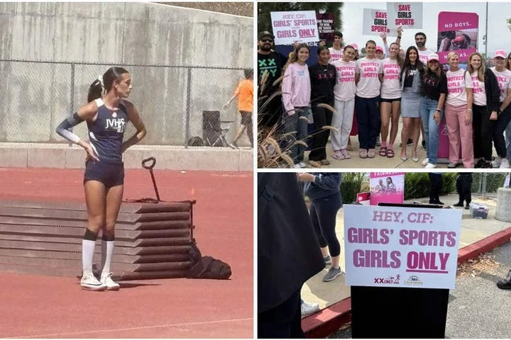 Transgender athlete AB Hernandez dominates three jumping events at California postseason track meet