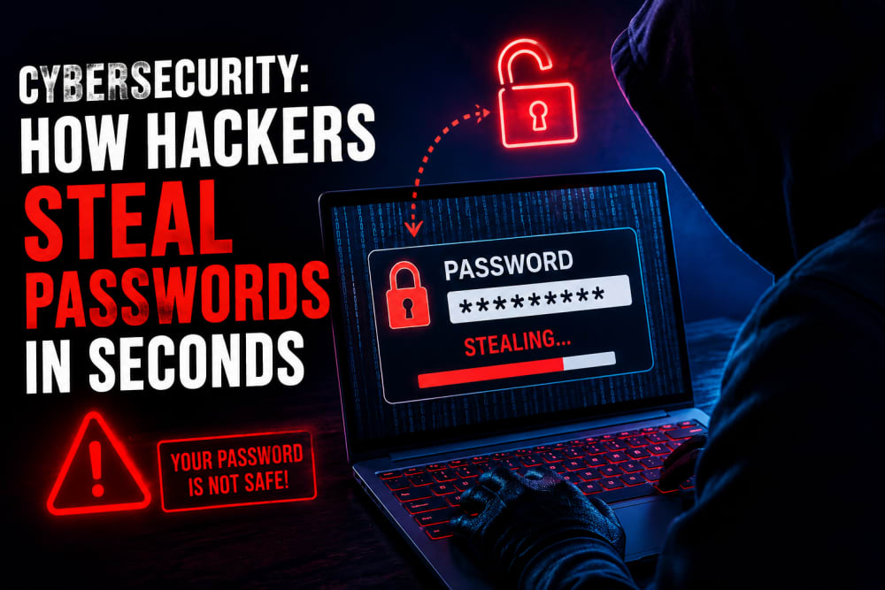 CYBERSECURITY: How Hackers Steal Passwords in Seconds