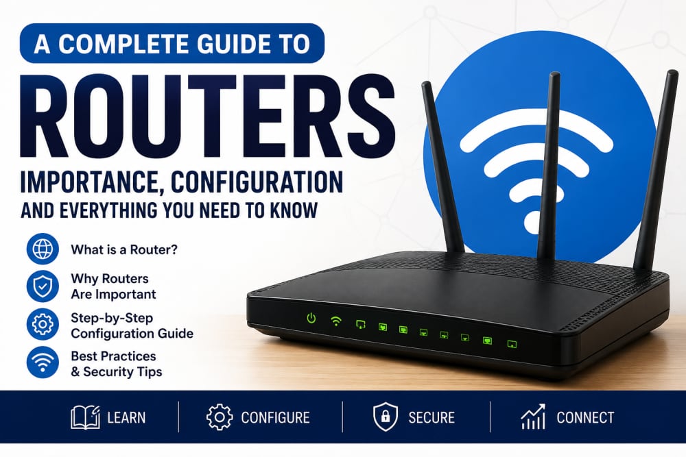 A Complete Guide to Routers: Configuration, Security, Performance, and Troubleshooting