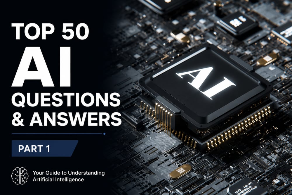 Top 50 AI Questions and Answers: Artificial Intelligence Explained Simply