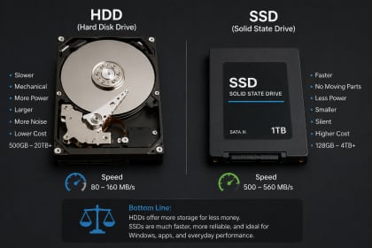 SSD And HDD