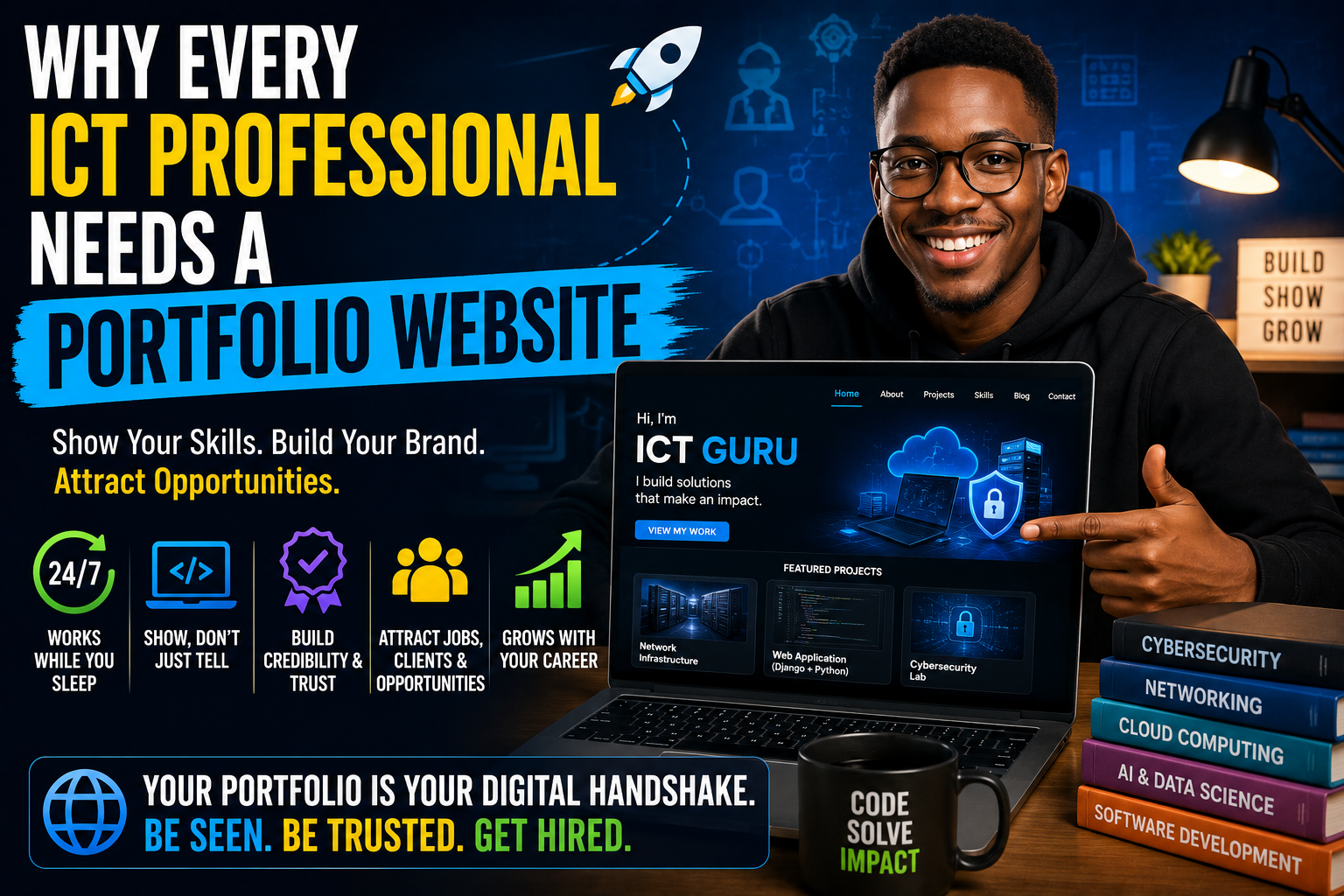 Why Every ICT Professional Needs a Personal Portfolio Website