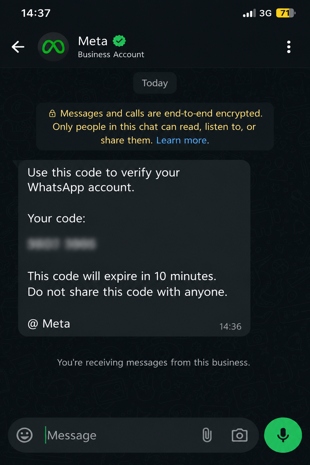 20260609 104022 whatsapp verification code