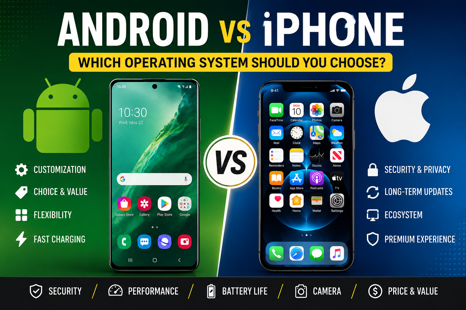 Android vs iPhone: The Complete Smartphone Buying Guide