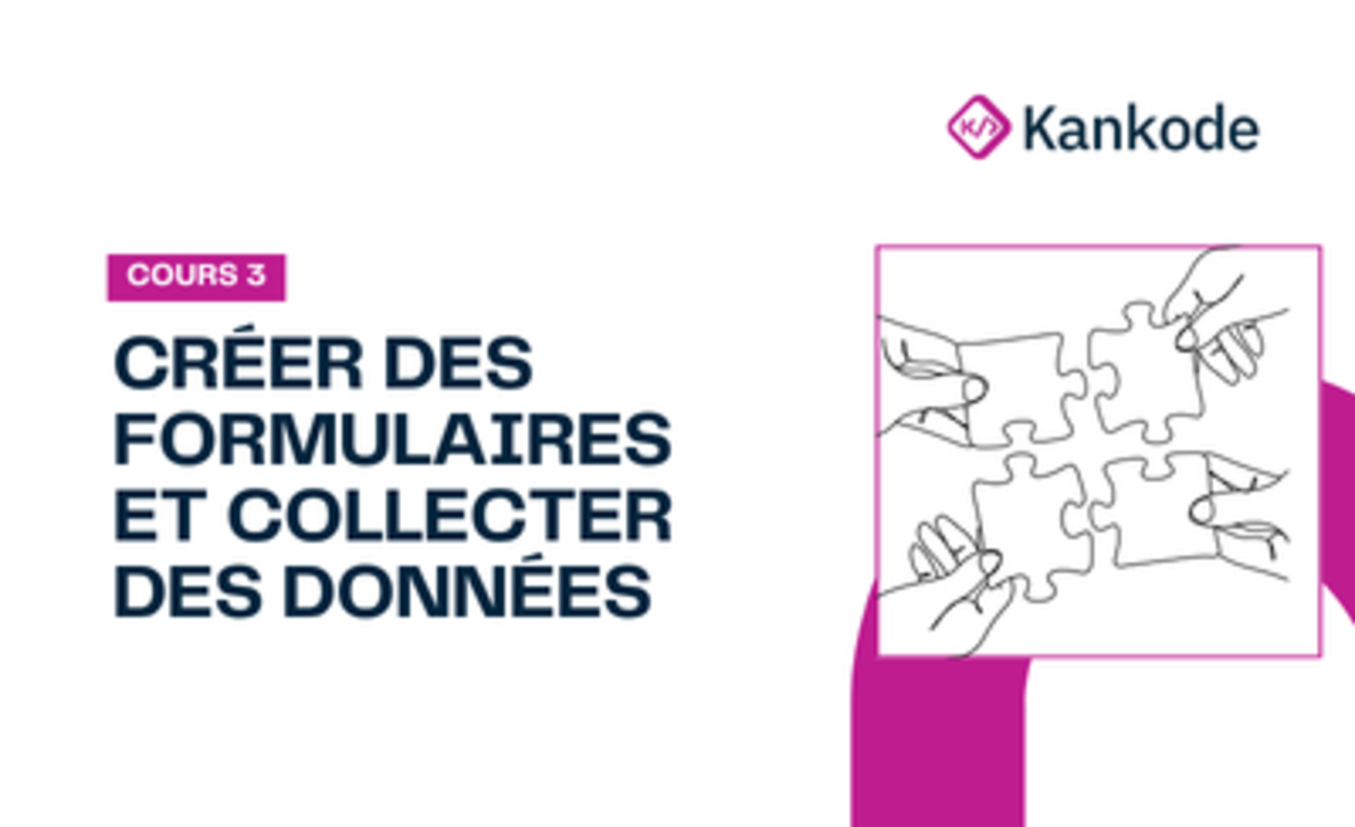 COURS 3 : CRÉER DES FORMULAIRES ET COLLECTER DES DONNÉES