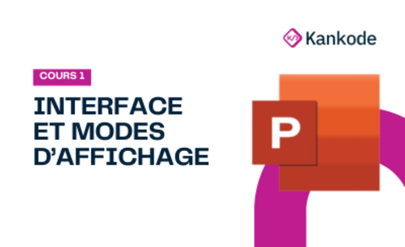 COURS 1 : INTERFACE ET MODES D’AFFICHAGE