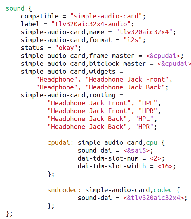 Sound Node Code