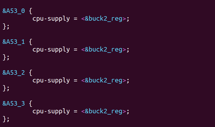 Linux kernel device tree node