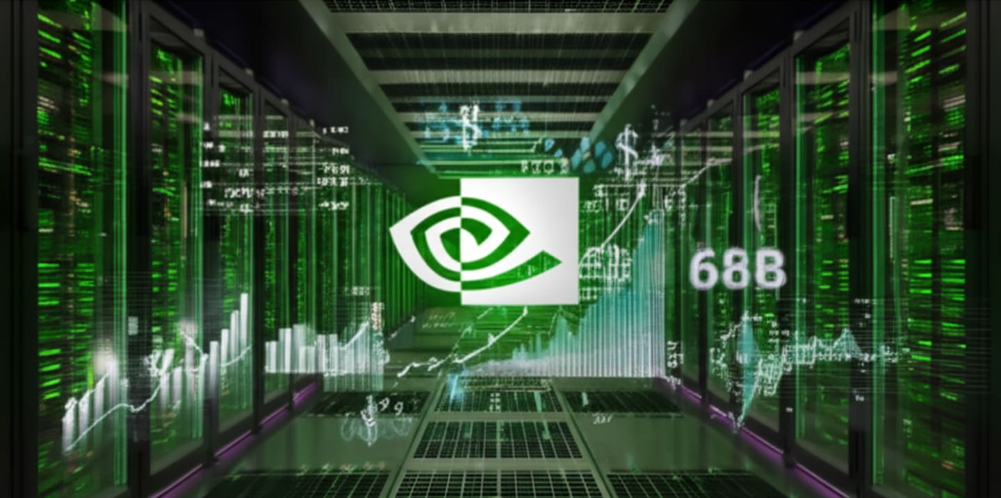 Nvidia שוברת שיאים: 68 מיליארד דולר ברבעון אחד. מה זה אומר על שוק ה-AI