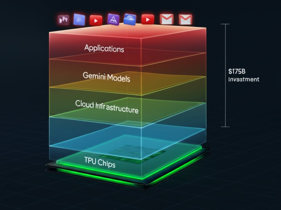 הארכיטקטורה של Google Full-Stack AI